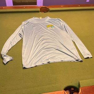 Flex Seal long sleeve blue tshirt size XL Like new fishing shirt